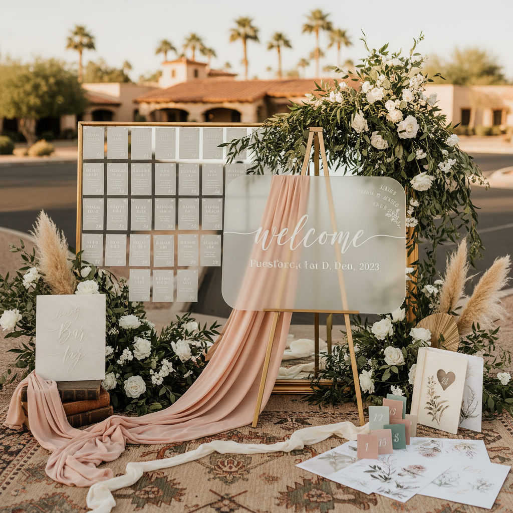 How Much Do Custom Wedding Sign Packages Cost in Arizona?