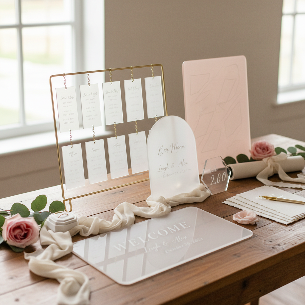What Wedding Signs Can You Customize With Your Names and Wedding Details?