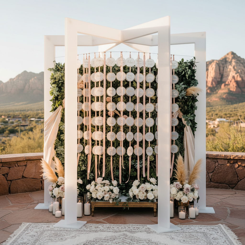 Creative Ways to Display Escort Cards at Your Arizona Wedding (Beyond the Standard Table)